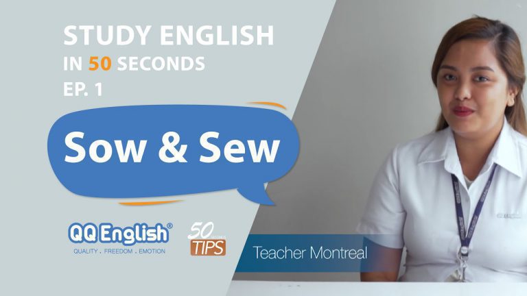 the difference between sow and sew esl confusing words