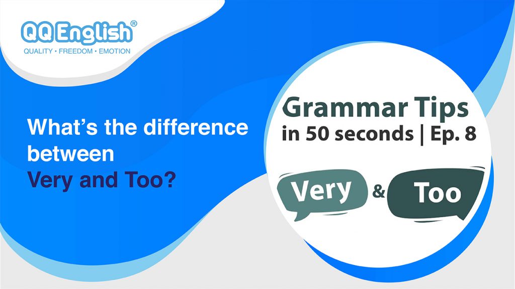 QQEnglish 50 Seconds Grammar Tips