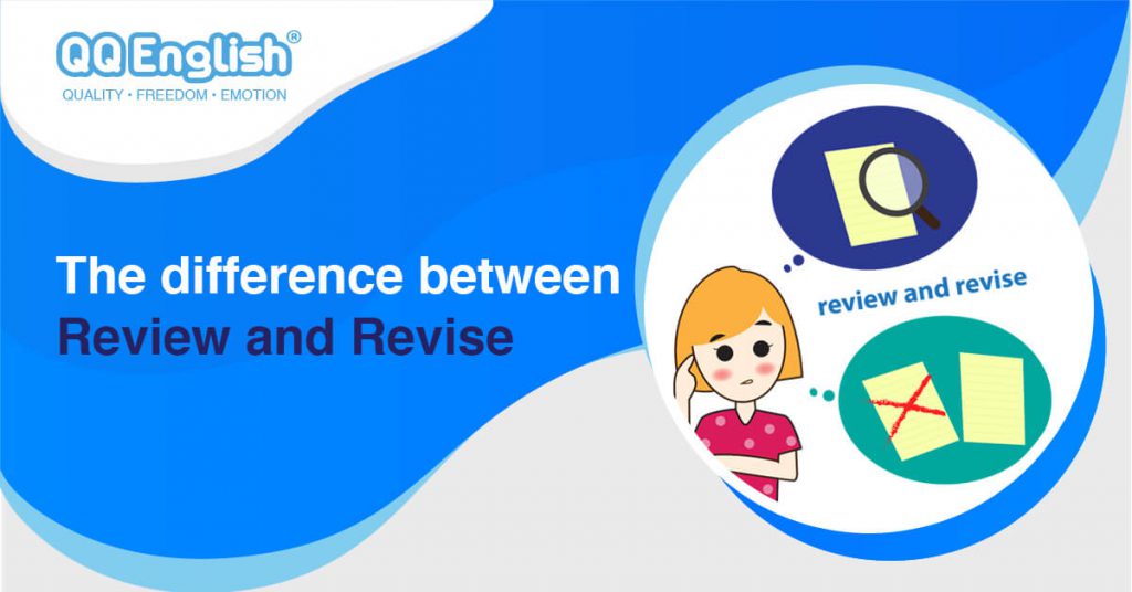 Las diferencias Review y Revise
