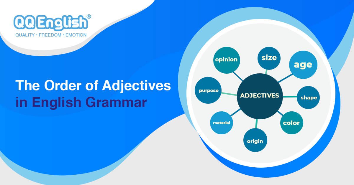 The Order Of Adjectives แกรมม่าภาษาอังกฤษ ไวยกรณ์