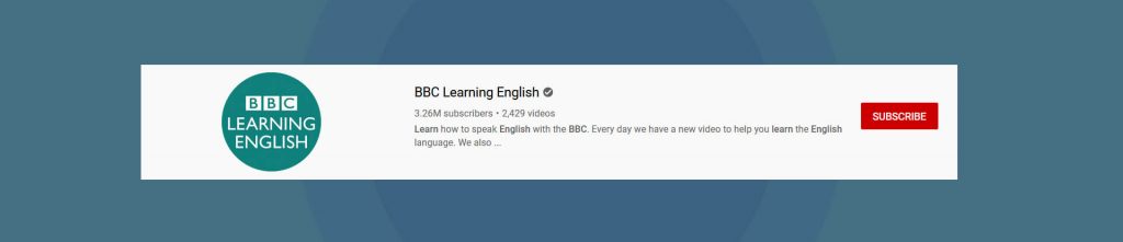 Learning English with YouTube