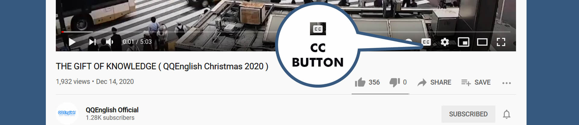 Cc Button Learning English with YouTube: Effective Learning Tips you Must Know