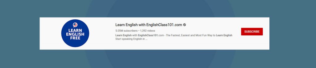 Learning English with YouTube