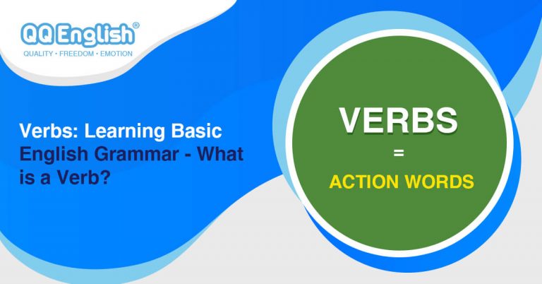 VERBS; Learning basic English grammar - What is a verb?