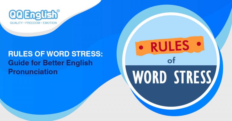 RULES OF WORD STRESS: Guide for Better English Pronunciation