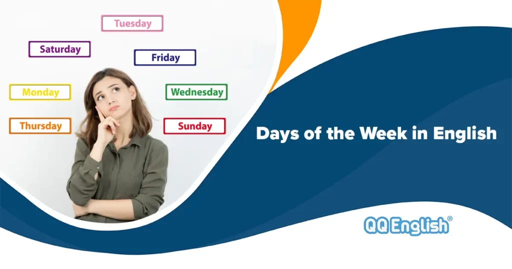 Days of the week in English _ featured image