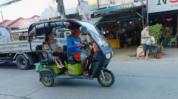 an e-bike in Cebu