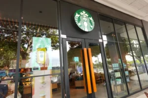 Srarbucks in Mactan Newtown near Beach Front campus